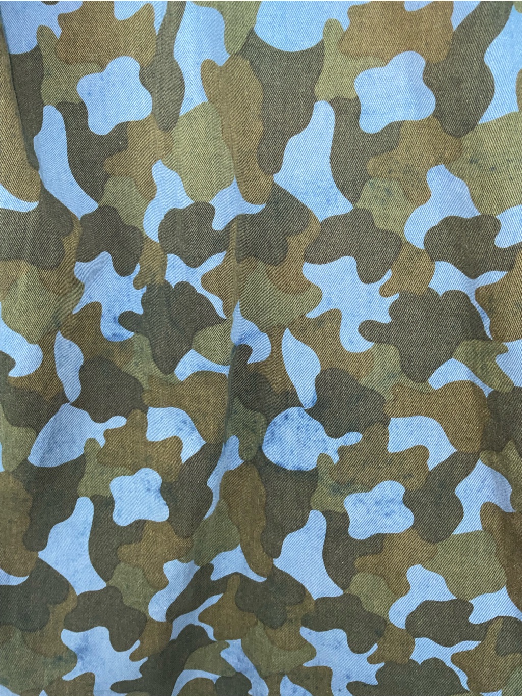 Imogene + Willie Blue & Green Camouflage Field Jacket — image 5 of 7